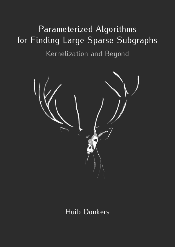 Parameterized Algorithms for Finding Large Sparse Subgraphs: Kernelization and Beyond - Huib Donkers